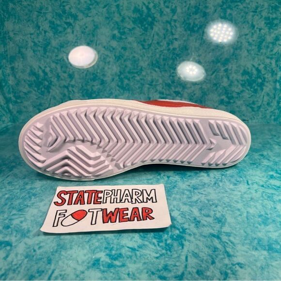 Nike Blazer Mid 77 Jumbo White Orange Men’s High Top Leather Shoes - Picture 5 of 5